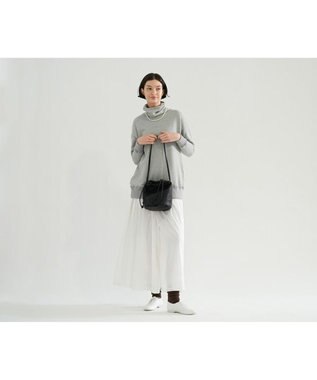 genten サステナブル巾着 大 クロ