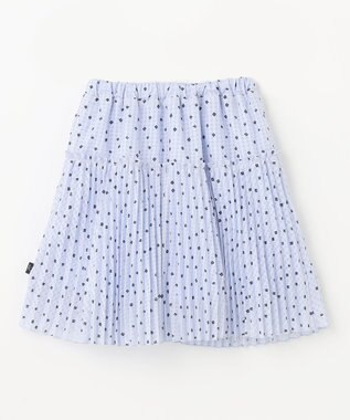 組曲 KIDS 【110-140cm】Tiny Flower スカート ミストブルー系5