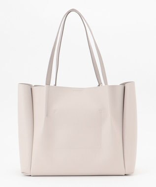 ANY SIS 【A4サイズ対応】ベルトタックポイント トートバッグ ライトベージュ