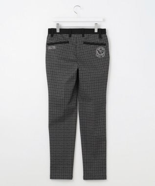 23区GOLF 【MEN】ガンクラブチェックプリントパンツ ブラック系3