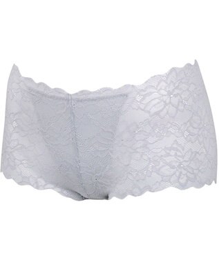 WACOAL ショーツ 【GOCOCi ゴコチ】 CGG297とペア 肌あたりのやさしいレース アウターにひびきにくい はきこみ丈あさめ レディース PGG197 /ワコール グレー