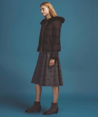 TOCCA 【八木アリサさん着用】【消臭】HEART SHOT ショートダウンコート ブラック系