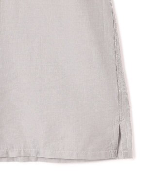 JOSEPH HOMME ストレッチマイヤー　ウイングカラー半袖シャツ ライトグレー系