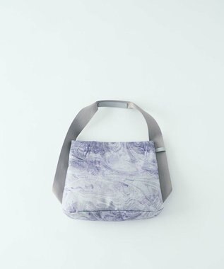 MIYABIYA LAQUOH マーブル墨流し ワンショルダーS ライトグレー