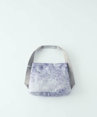 MIYABIYA LAQUOH マーブル墨流し ワンショルダーS ライトグレー