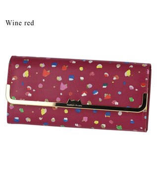 tsumori chisato CARRY てんてん かぶせ 長財布 ボルドー