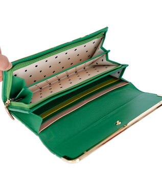 tsumori chisato CARRY てんてん かぶせ 長財布 グリーン