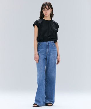 BEIGE， 【洗える/セットアップ対応】SPIGA / バルーンスリーブブラウス Black