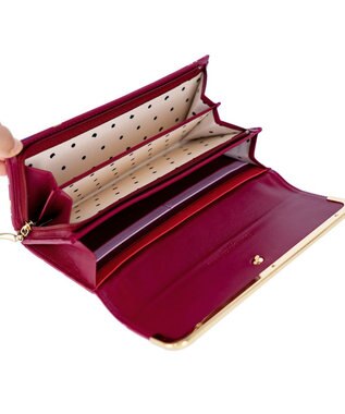 tsumori chisato CARRY てんてん かぶせ 長財布 ボルドー