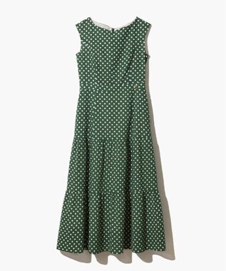 TOCCA 【洗える】MELODY ロング丈ドレス グリーン系5