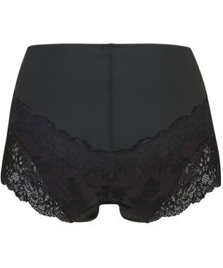 Wing サニタリーショーツ Wing Lesiage 【1000シリーズ】 吸汗速乾性(身生地部) 羽付きナプキン対応 はきこみ丈ふつう 生理用ショーツ PF1003 ウイング／ワコール ブラック