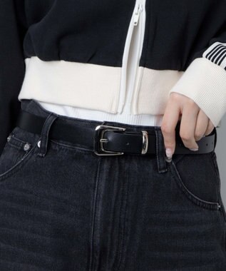 WEGO Lプレーン細ベルト ブラック