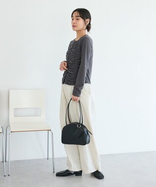 CRAFT STANDARD BOUTIQUE シャーリングカーディガン Gray Mixture
