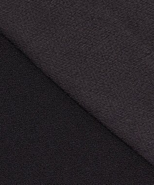 23区 S 【吸水速乾/防シワ/洗える】ジョーゼットサテン キャミソールワンピース ブラック系