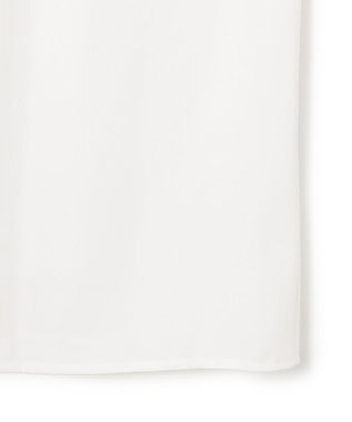 23区 L 【洗える】バックサテンアムンゼン フリルデザインシャツ ホワイト系