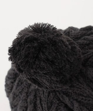 23区GOLF 【WOMEN】つば付きニット キャップ ブラック系