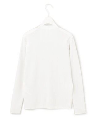 ICB 【洗える】 シンセティックフルニードル Vネックプルオーバー トープ×オフホワイト系