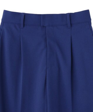 Green Parks きれいシルエット接触冷感テーパードパンツ Blue