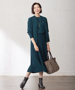 J.PRESS LADIES 【WEB限定カラーあり・A4サイズ収納可】 ナイロン トート バッグ ブラウン系