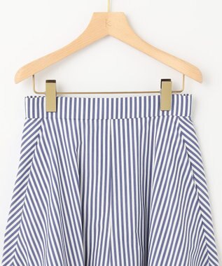 組曲 【洗える】C/Nyブロード スカート ネイビー系1