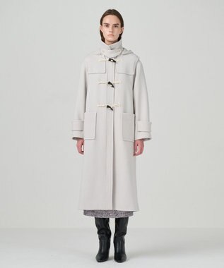 GRACE CONTINENTAL ウールカルゼダッフルコート キナリ