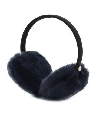 MOONBAT 【ラッピングBOX付き】FURLA ハート型イヤマフ ネイビーブルー