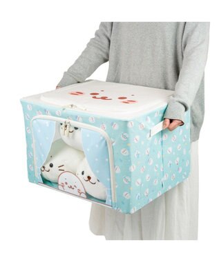 Mother garden しろたん 収納ケース 《ぽてぽて柄》 ぽてぽて柄