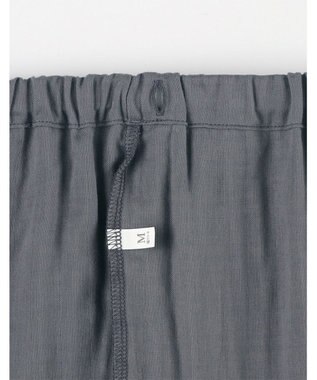 ワコール／睡眠科学 メンズ パジャマ 5分袖 半袖 9分丈 綿100%(天綿)(本体) 二重ガーゼ YGT145 睡眠科学／ワコール グレー