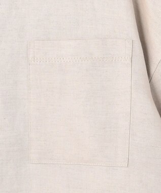 uncrave リヨセルライトリネン BIGシャツ フラックス