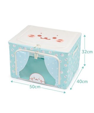 Mother garden しろたん 収納ケース 《ぽてぽて柄》 ぽてぽて柄