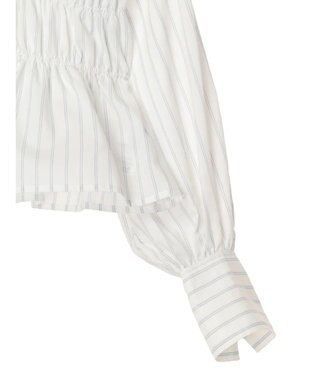 earth music&ecology ビスチェライクシャーリングシャツ（ストライプ） Stripe