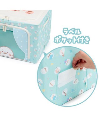 Mother garden しろたん 収納ケース 《ぽてぽて柄》 ぽてぽて柄