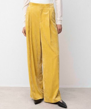 NAVE ブライトベロア パンツ イエロー系