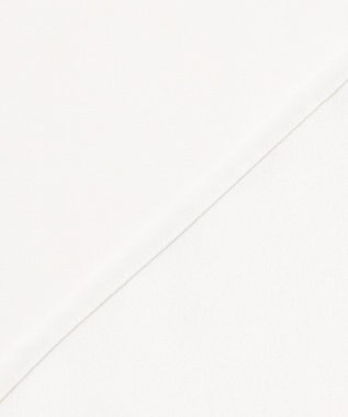 23区 L 【洗える】バックサテンアムンゼン フリルデザインシャツ ホワイト系