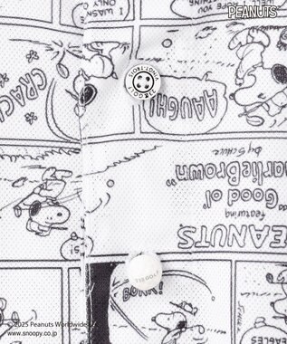 23区GOLF 【MEN】『PEANUTS』コラボ　アメコミ柄ポロシャツ ホワイト系5