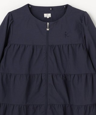 組曲 KIDS 【150-170㎝】 撥水ティアードマウンパ ネイビー