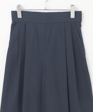 #Newans 【セレモニーにも】スカートライクワイドパンツ ネイビー