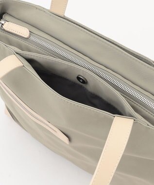 Y'SACCS アシメファスナーポケットトート ライトグリーン