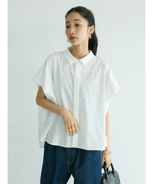 CRAFT STANDARD BOUTIQUE ステンサイドソリッドブラウス White