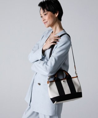 TOPKAPI 【Breath TOPKAPI】SCOTCH GRAIN スコッチグレイン ショルダー付き ミニ トートバッグ SS クリーム