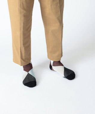 TRICOTE ARGYLE PAPA SOCKS (MENS) / アーガイル パパソックス (MENS) 31L.BLUE