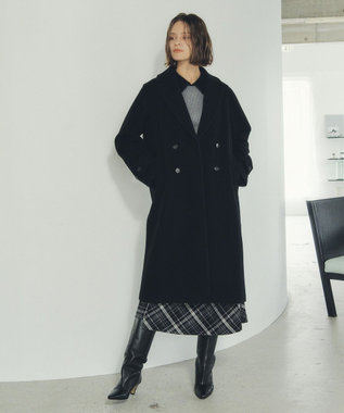 ウール混ロングダブルコート / YECCA VECCA | ファッション通販 【公式