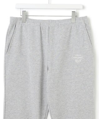 J.PRESS YORK STREET 【UNISEX】裏毛ロゴ刺繍スウェットパンツ ライトグレー系