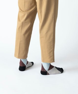 TRICOTE ARGYLE PAPA SOCKS (MENS) / アーガイル パパソックス (MENS) 31L.BLUE