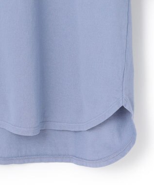 23区 【SLOW】コンパクトシングルジャージー ロゴ Tシャツ アッシュブルー系