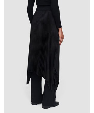 JOSEPH ニットウィーブプリッセ　プリーツスカート Black