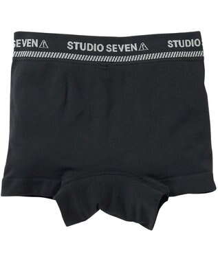 WACOAL MEN レディース <STUDIO SEVEN>コラボ 【PANTS HOLIC】 ショーツ ボーイレングス ワンサイズ(S-LL) 立体成型 適度なフィット感 下着 GT8777 /ブロス ブラック