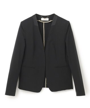 BEIGE， 【L-size】AUDREY / ノーカラージャケット Black