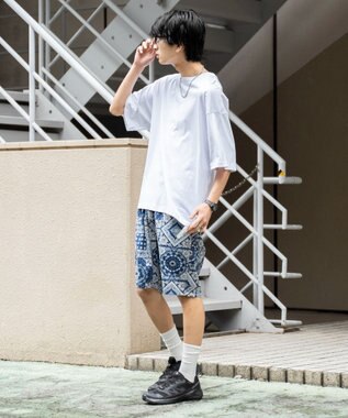 WEGO 【ウエストゴム/手洗い可】パターンイージーショーツ 柄1