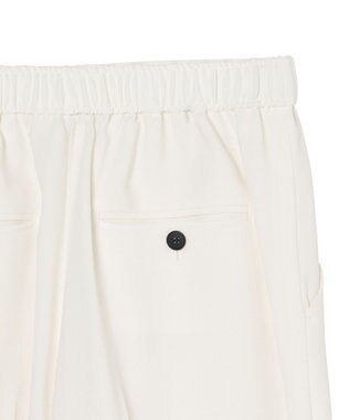 JOSEPH 【WEB&OUTLET限定・洗える】ラリーキャディー　ストレートワイドトラウザーズ Ivory